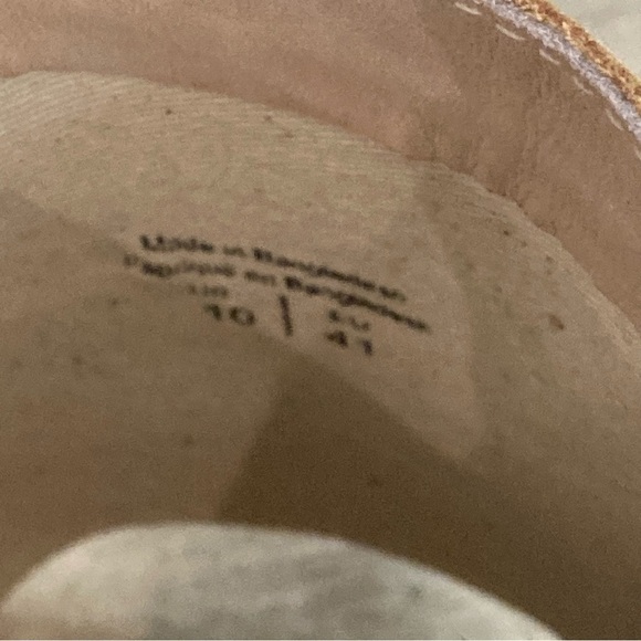 LITTLE BURGUNDY Sz 10 Slip On Platform Slip On Espadrilles Sole  Flats Slides - Picture 10 of 10